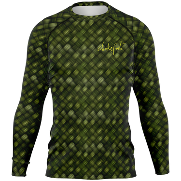 Chokefish™ Long Sleeve Rashguard Textures Men's Shirt-001